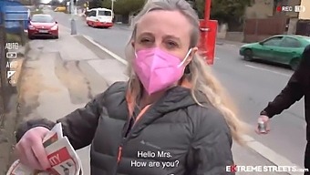 Public Threesome With Dirty And Sloppy Vaginal Prolapse Action