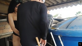 A Plumber Has Sex With His Stepdaughter'S Partner While Leaving The Residence (Portion 1)