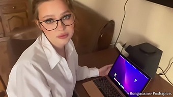 Pov: Cumming On Stepmom'S Face After Blowjob
