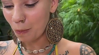 Exclusive Video Of A Hot Tub Hookup With A Busty Hippie In 60fps
