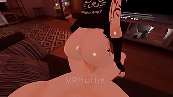 Intense Close-Up Of A Couch Fuck With A Lap Dance