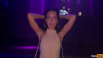 Young Woman Pleasured In All Openings At Nightclub Restroom After Hours