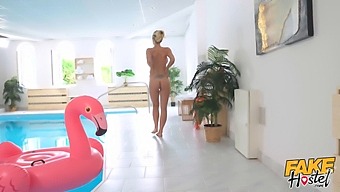 Fake Hostel - Nathaly Cherie'S Anal Adventure With A Well-Endowed Guest By The Pool